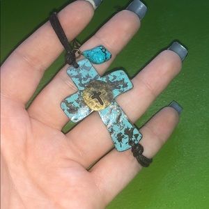 Rustic Cross Bracelet